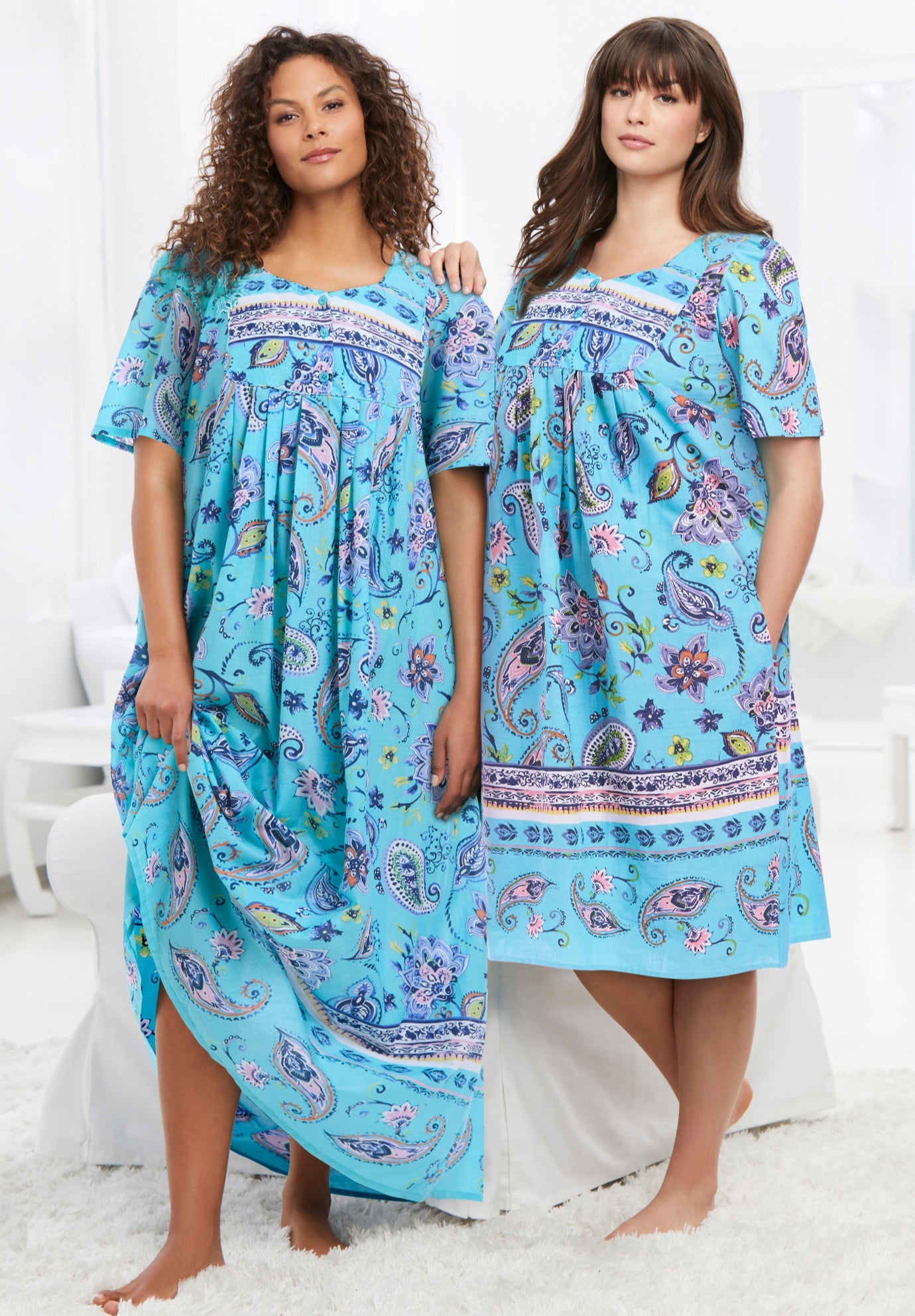 Mixed Print Short Lounger image number 6