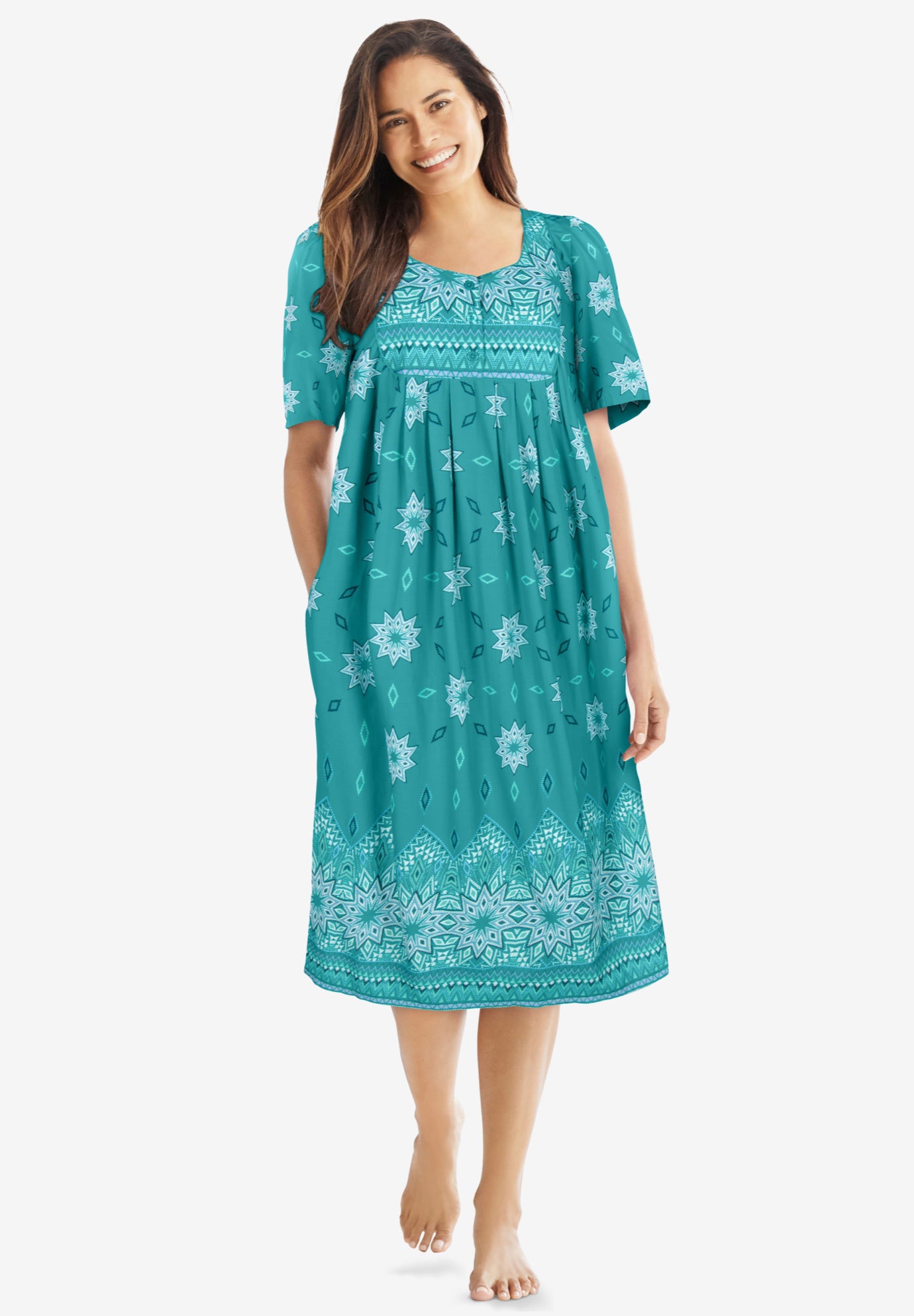 Mixed Print Short Lounger image number 0