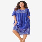 Mixed Print Short Lounger image number null