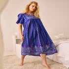 Mixed Print Short Lounger image number null