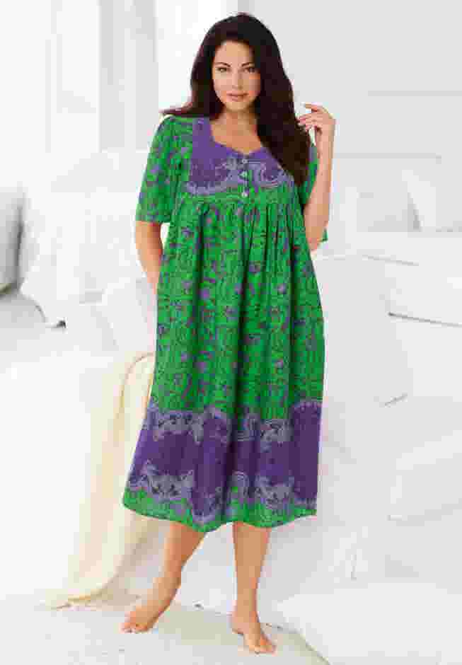 Mixed Print Short Lounger image number 6