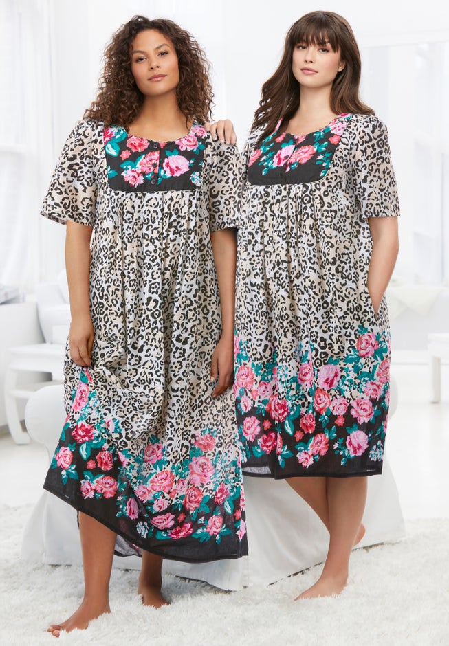 Mixed Print Short Lounger image number 7