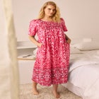 Mixed Print Short Lounger image number null