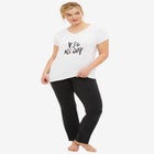 Stretch Bootcut Sleep Pants image number null