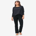 Stretch Bootcut Sleep Pants image number null