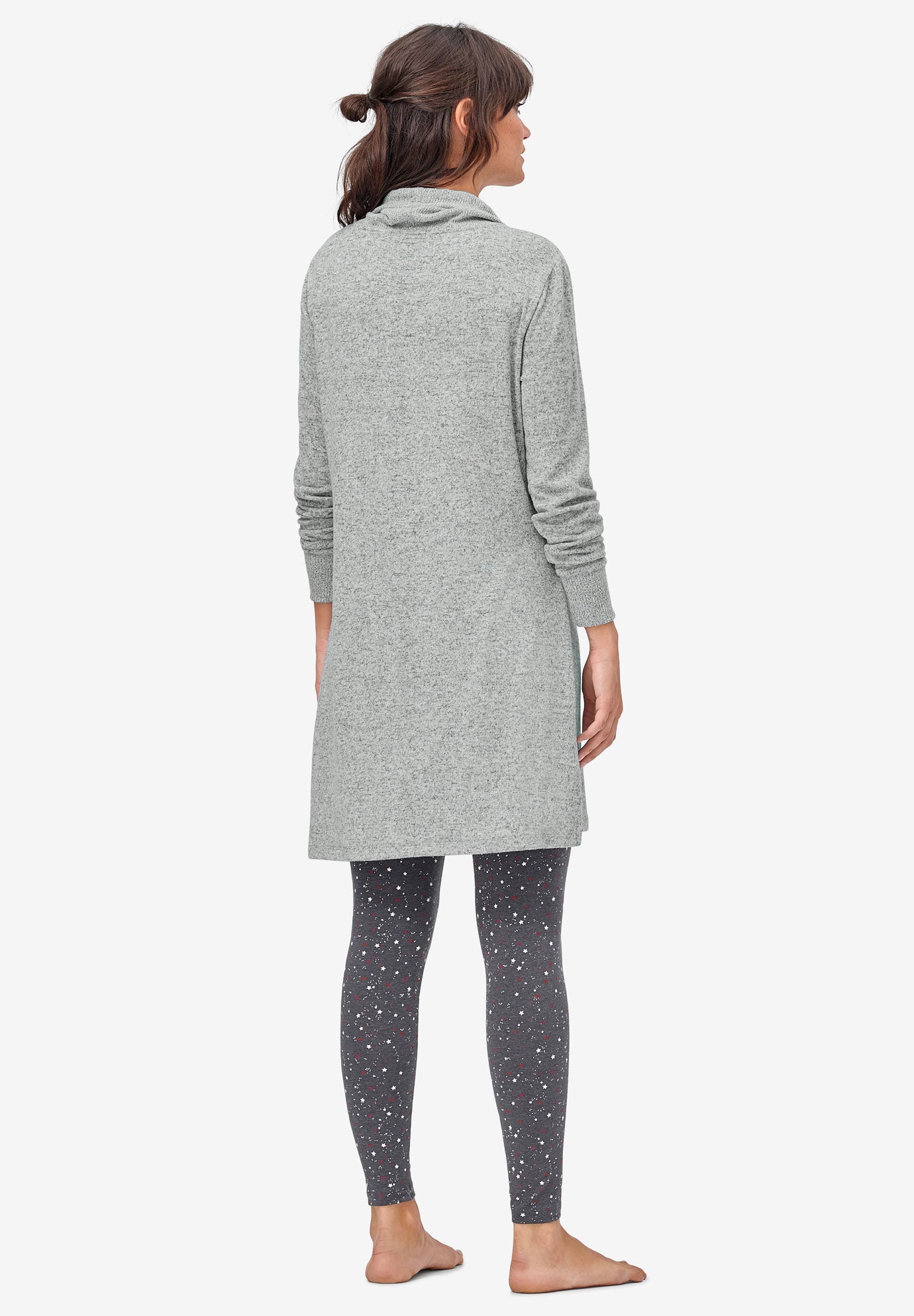 Funnel-Neck Lounge Sweatshirt Tunic image number 1