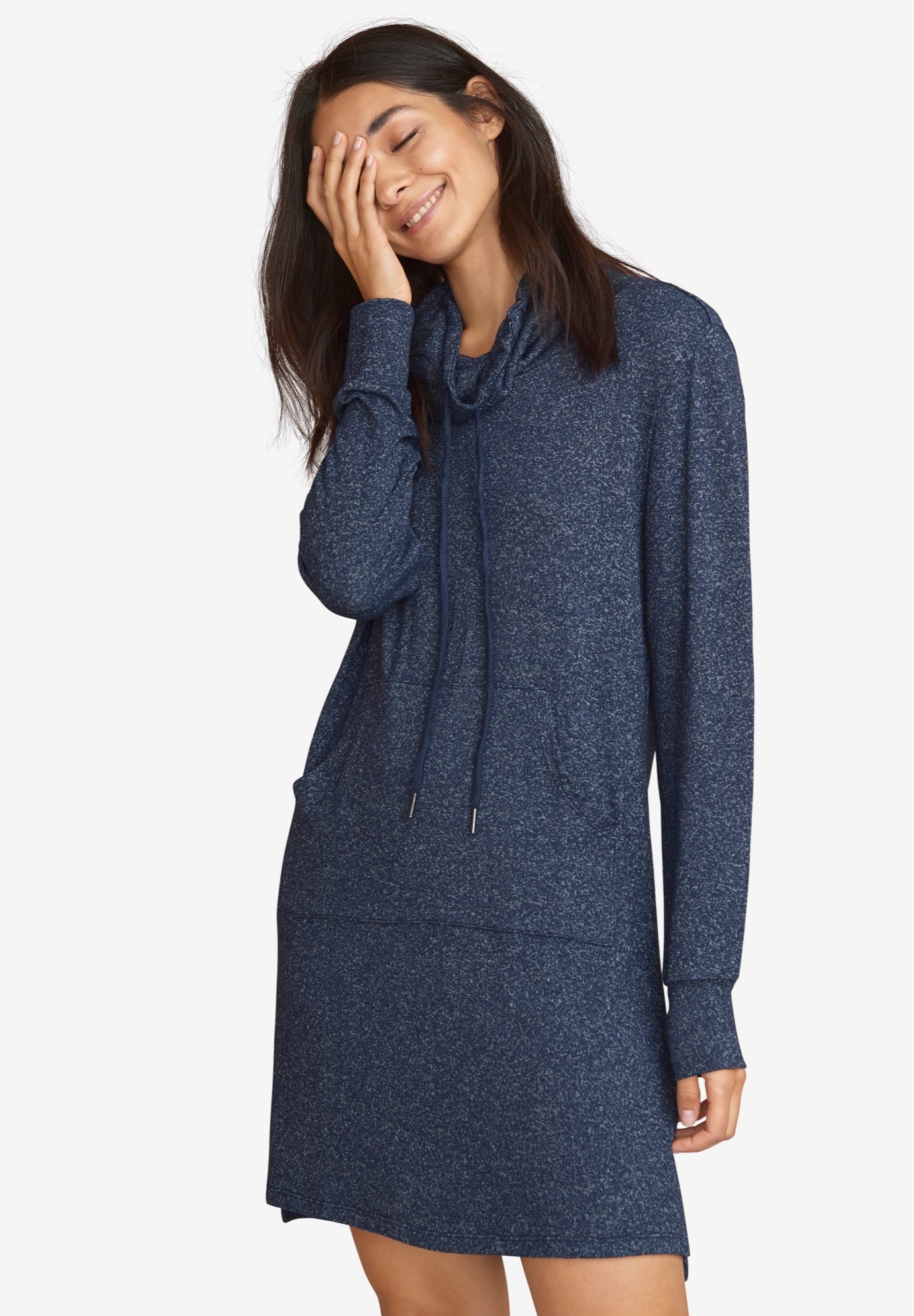 Funnel-Neck Lounge Sweatshirt Tunic image number 0