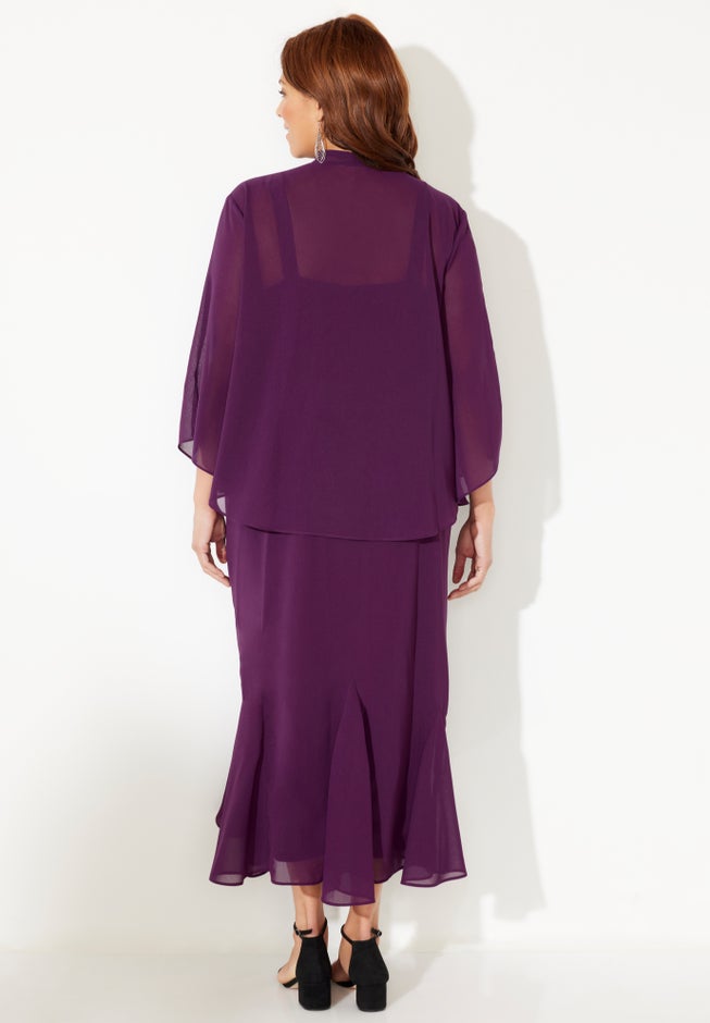 Masquerade Beaded Dress Set image number 1