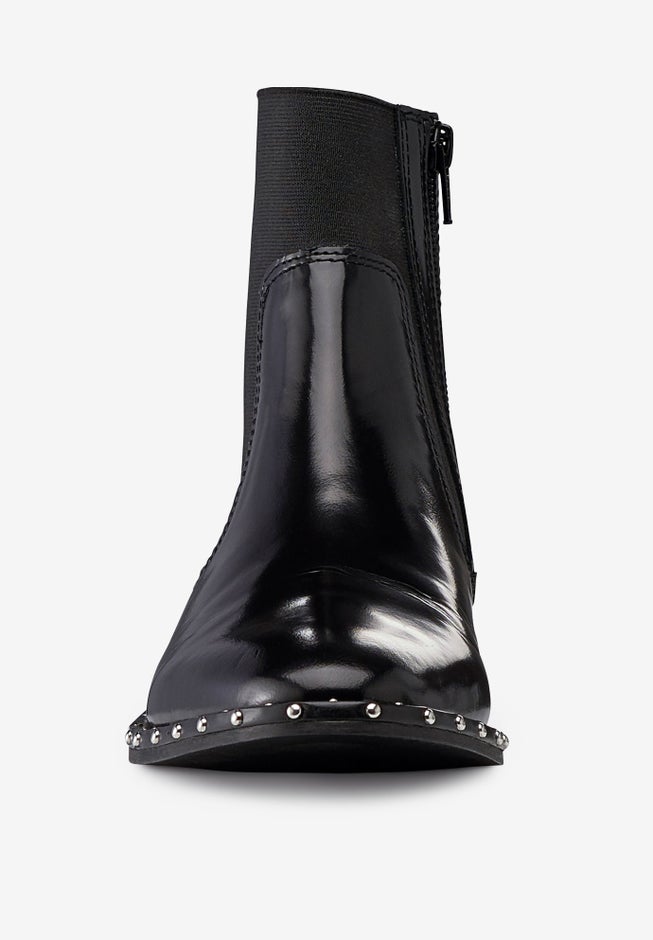 Patent Leather Studded Bootie image number 2