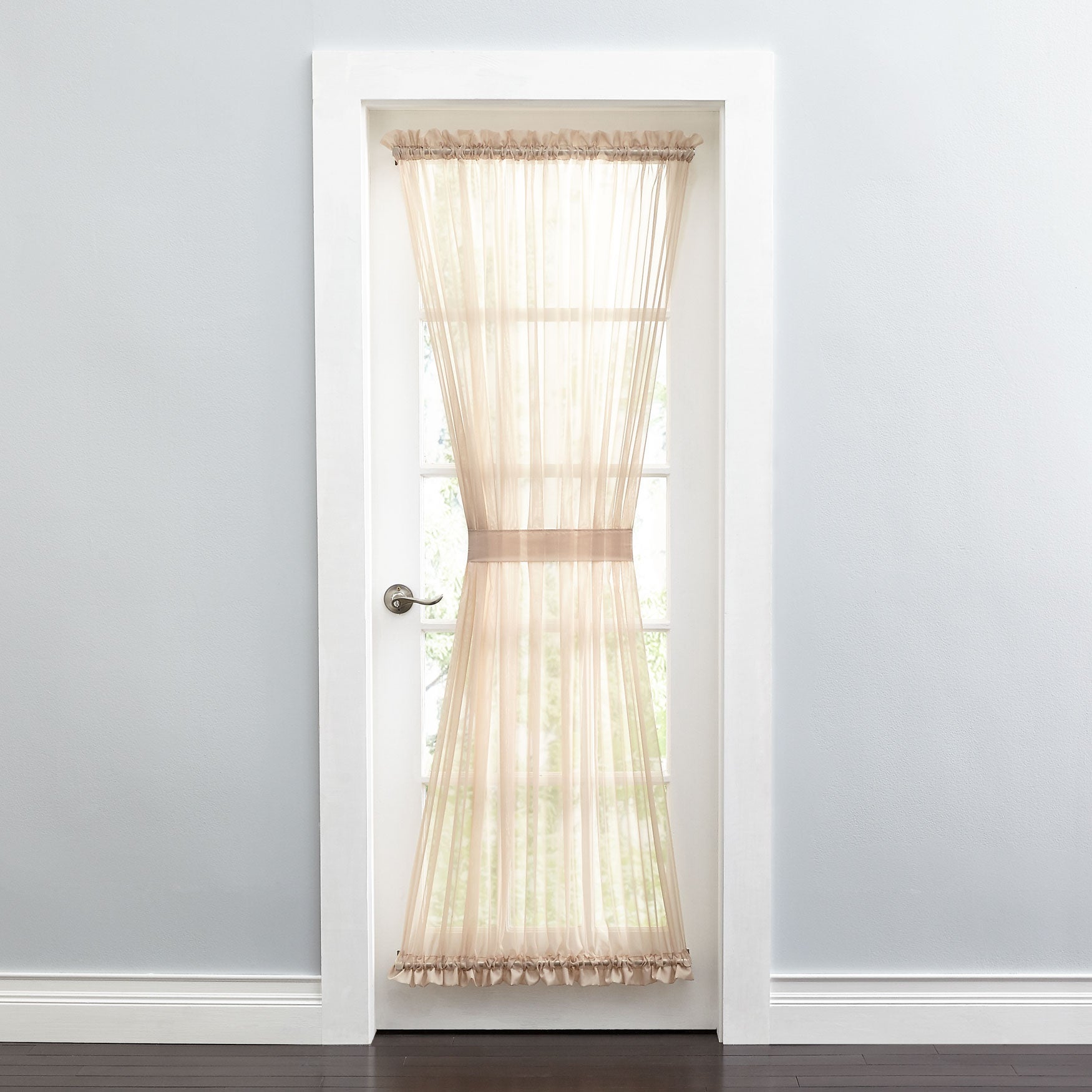 BH Studio Sheer Voile Door Panel With Tiebacks image number 0