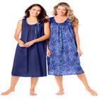 2-Pack Sleeveless Nightgown image number null
