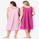 2-Pack Sleeveless Nightgown image number null