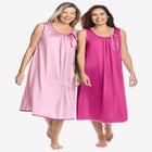2-Pack Sleeveless Nightgown image number null