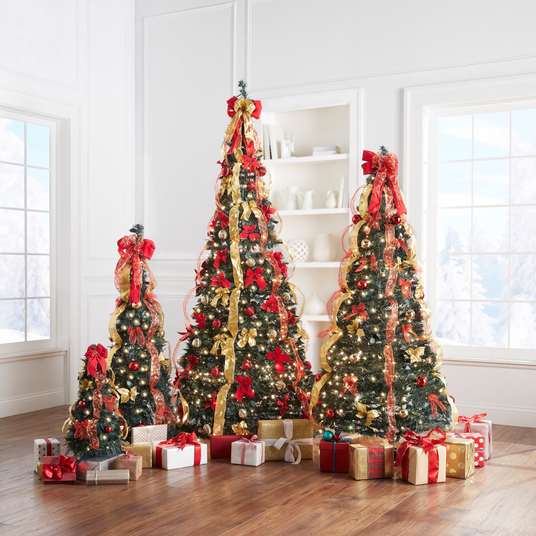 Fully Decorated Pre-Lit 4&frac12;' Pop-Up Christmas Tree image number 4