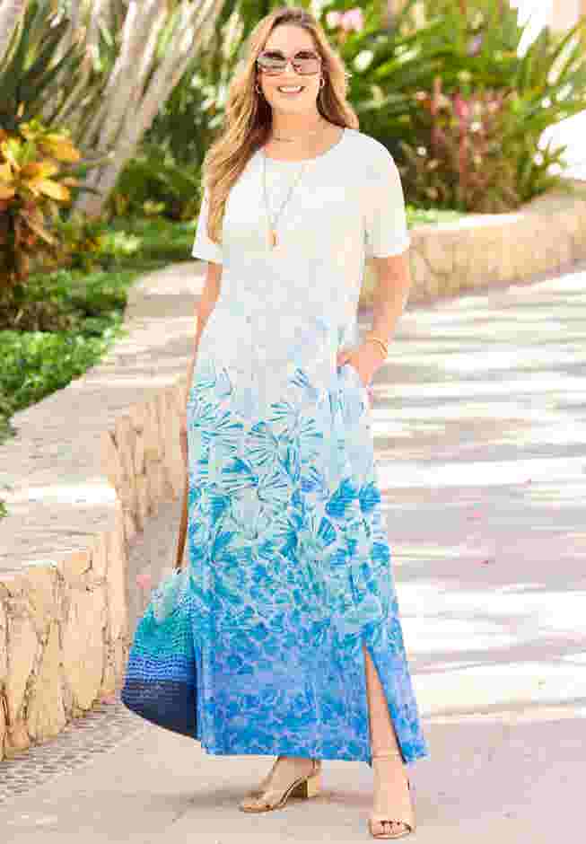 Scoopneck Maxi Dress image number 1