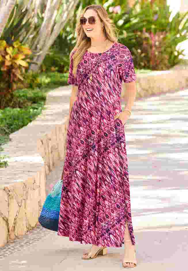 Scoopneck Maxi Dress image number 2