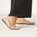 The Bethany Stretch Woven Slip On Flat image number null