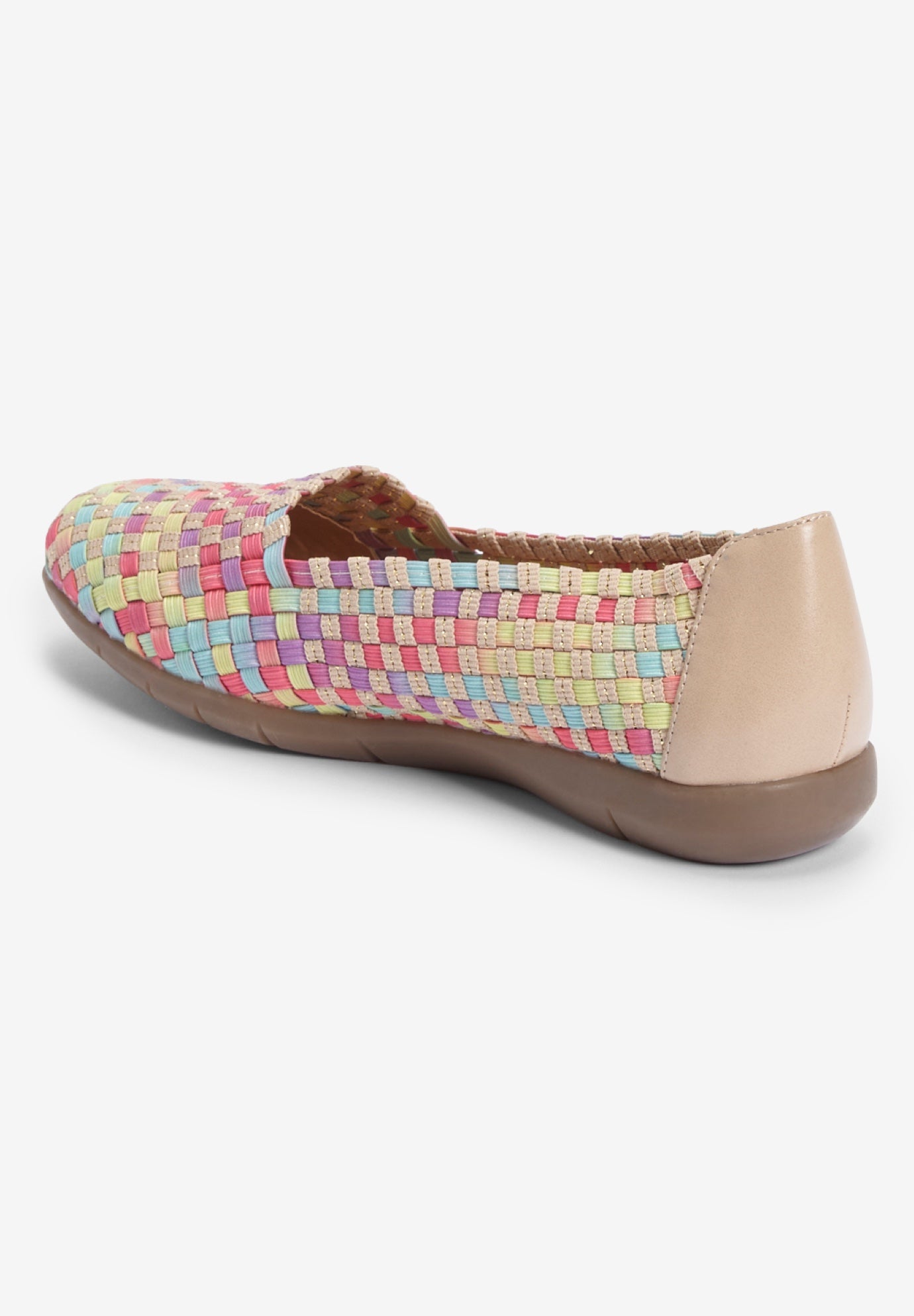 The Bethany Stretch Woven Slip On Flat image number 2