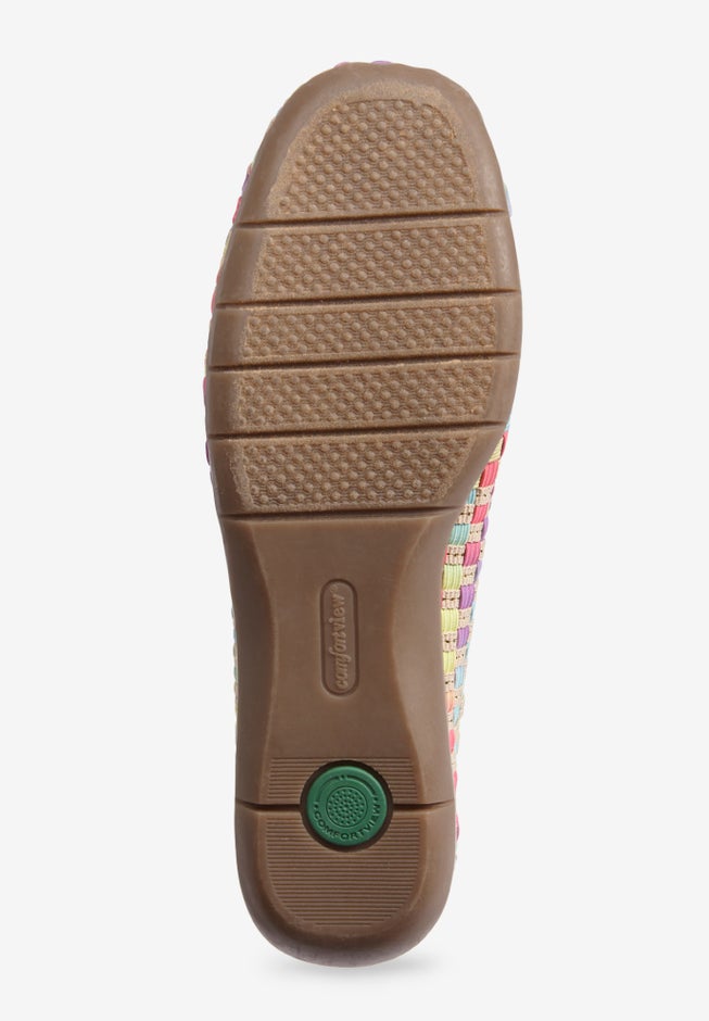 The Bethany Stretch Woven Slip On Flat image number 3