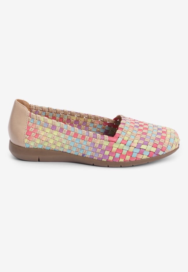 The Bethany Stretch Woven Slip On Flat image number 4