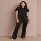 Velour Bootcut Lounge Pants image number null