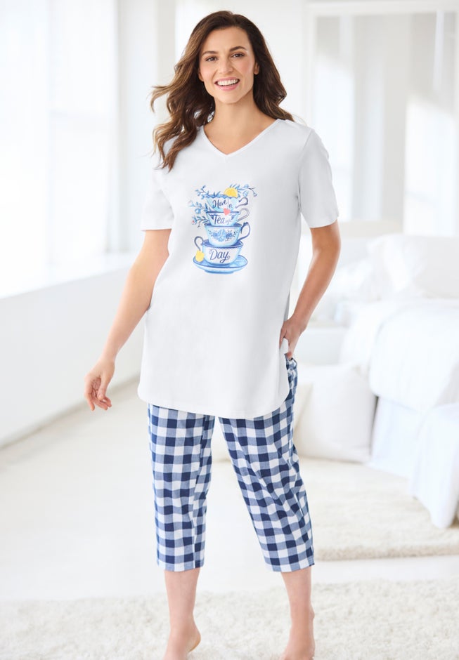 Only Necessities&reg; Capri Pajamas image number 4