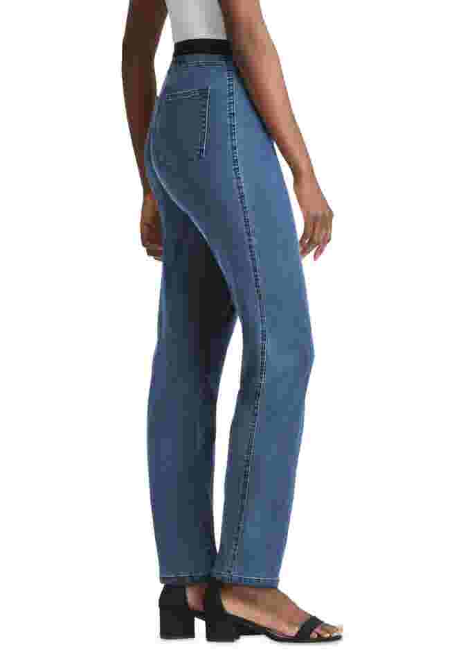 Stretch Denim Straight-Leg Jegging