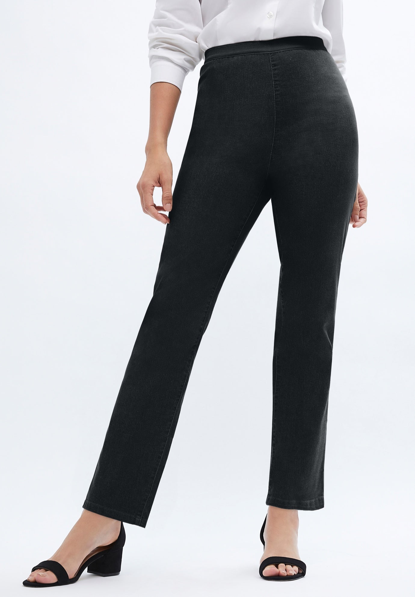 Stretch Denim Straight-Leg Jegging image number 0