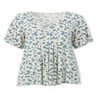 V-Neck Front Pleat Tunic image number 2