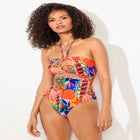 Braided Bandeau One Piece Swimsuit image number 3