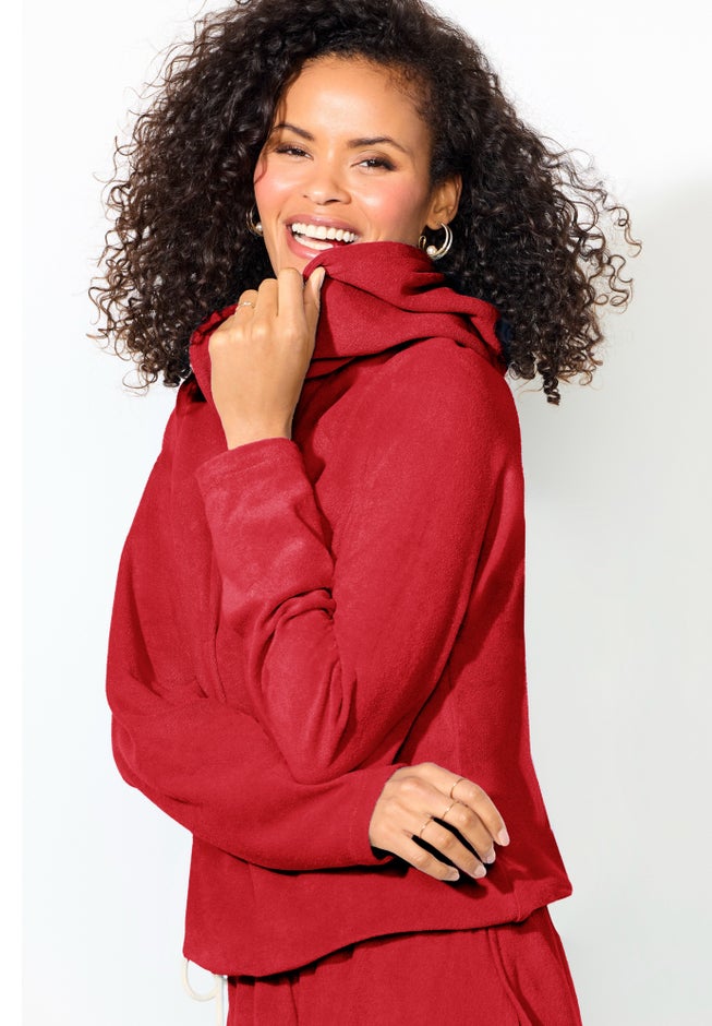 Baby French Terry Hoodie Cover Up image number 4