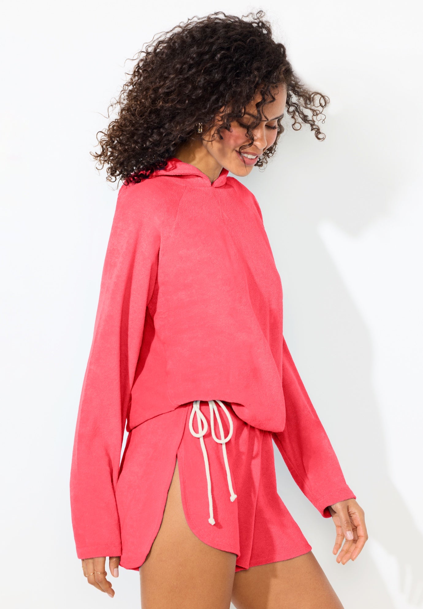 Baby French Terry Hoodie Cover Up image number 2