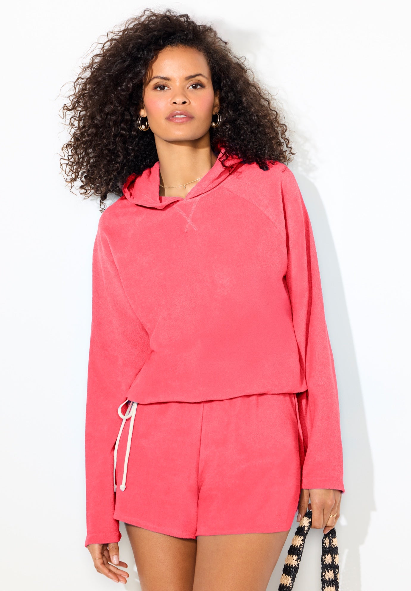 Baby French Terry Hoodie Cover Up image number 3