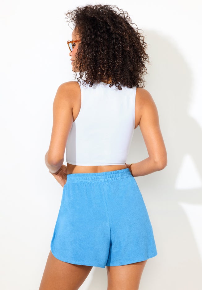 Baby French Terry Shorts Cover Up image number 1