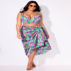 Lightweight Adjustable Sarong Wrap Skirt Cover Up image number 4