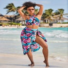 Lightweight Adjustable Sarong Wrap Skirt Cover Up image number 0