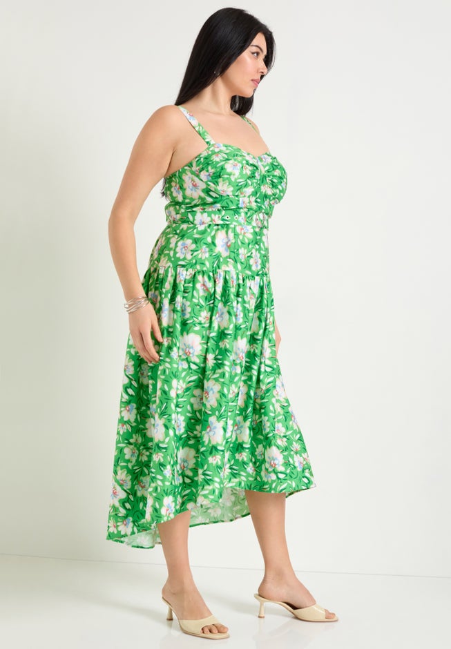 High-Low Midi Dress image number null