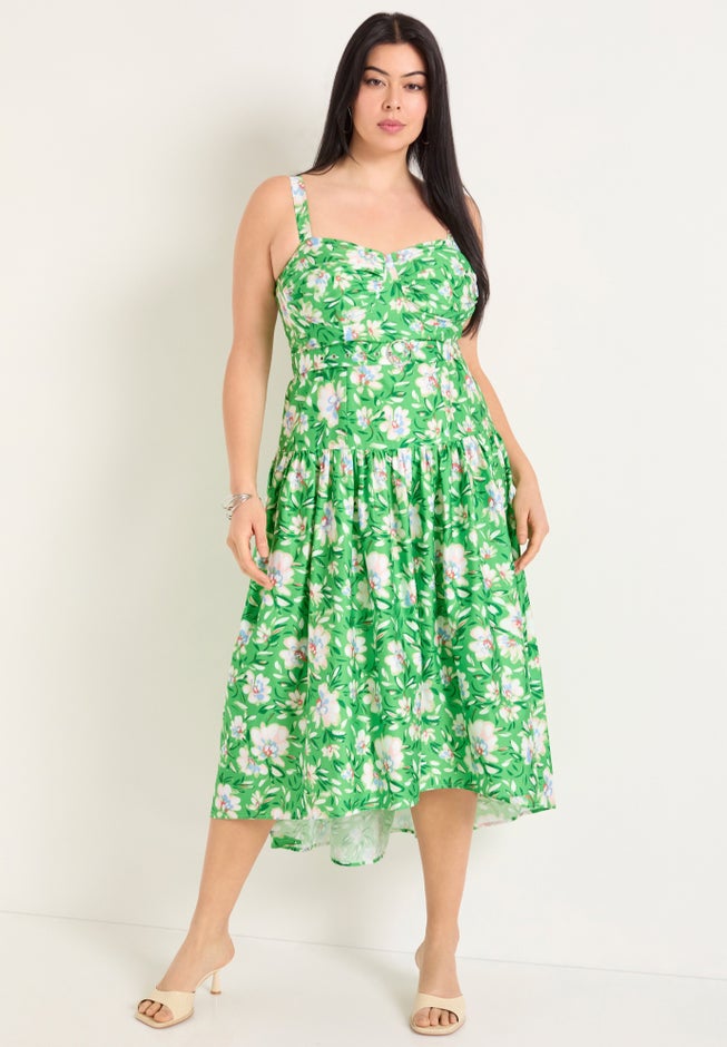 High-Low Midi Dress image number null