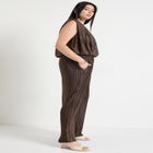 Plisse Dolman-Sleeve Cropped Top image number null