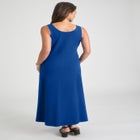 Stretch Cotton Side Tie Maxi Dress image number 1