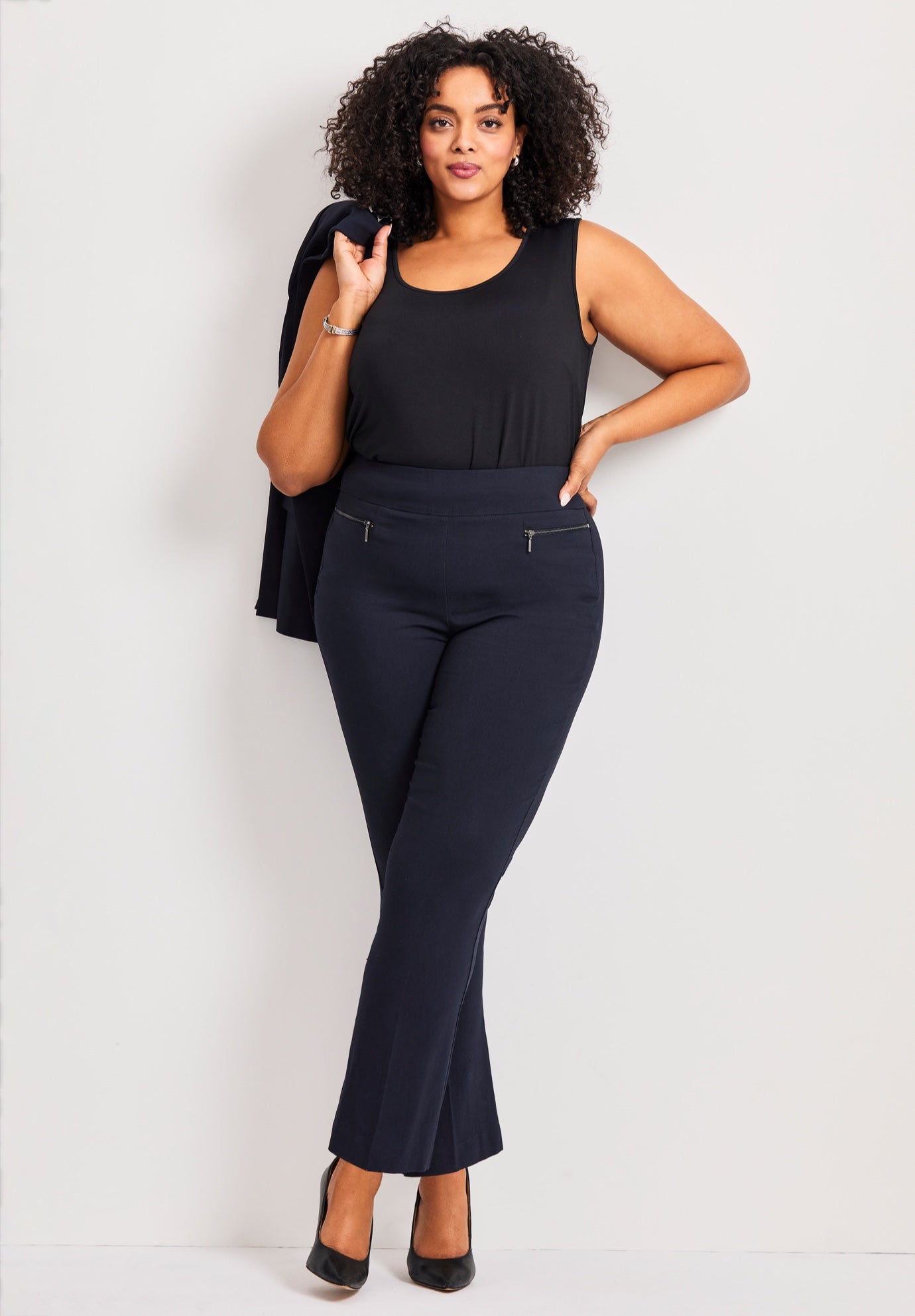 Super Stretch Zip Pant | Avenue