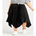 Pleated Plain Skirt image number null