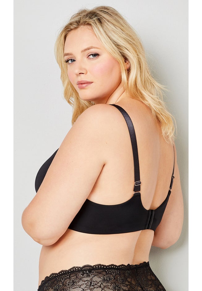 Underwire Basic Plunge Neckline Bra image number 1