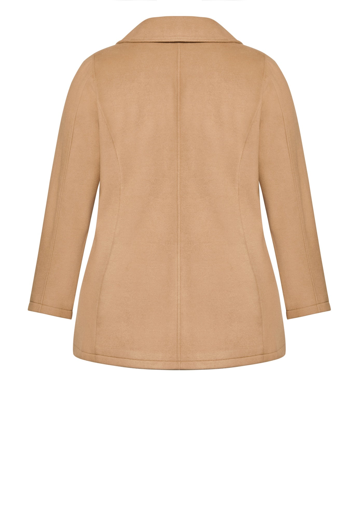 Faux Wool Peacoat image number 7