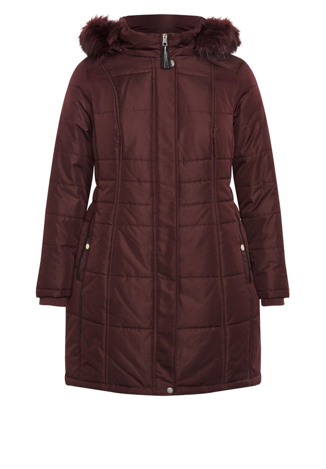 Side Belt Puffer Coat image number 6