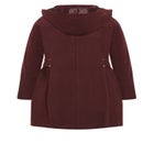 Faux Wool Plain Coat image number null