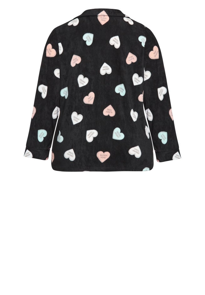 Button Up Fleece Top image number null