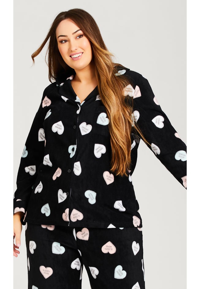 Button Up Fleece Top image number null