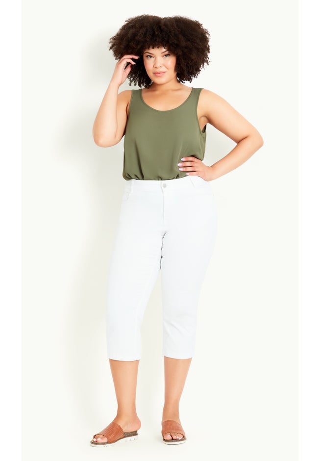 Cropped Denim Love Jeans image number null