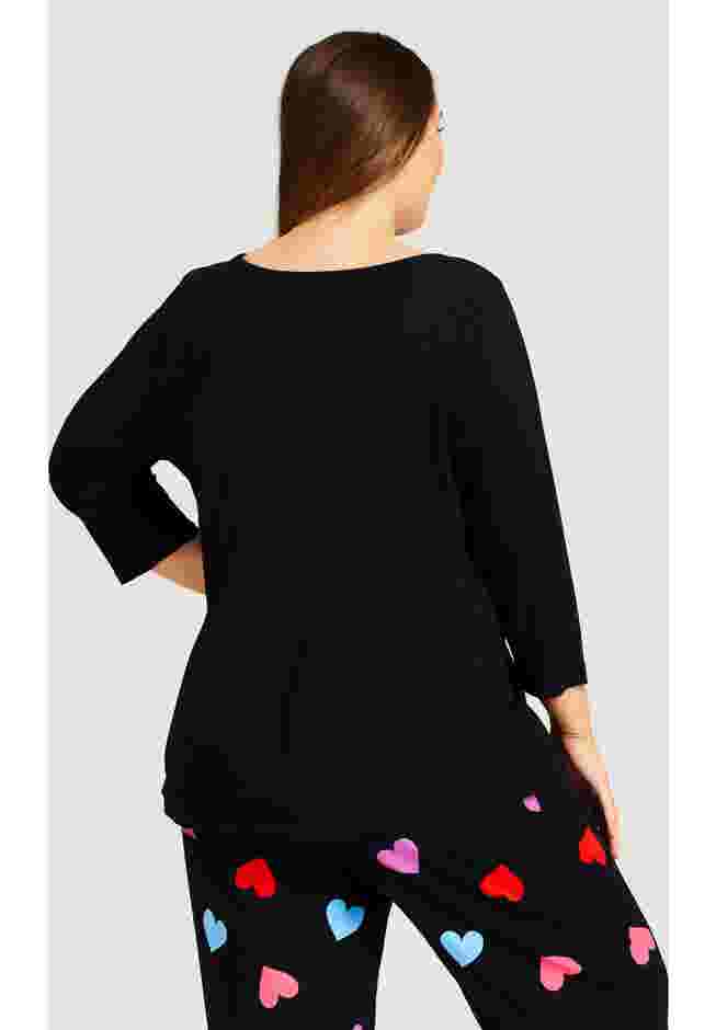 Heart Print Top image number 1